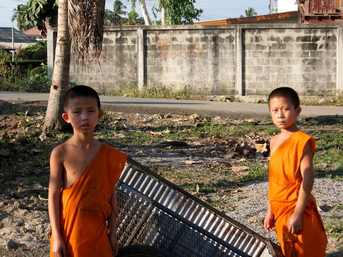 Monks in Lamphun, 2007.