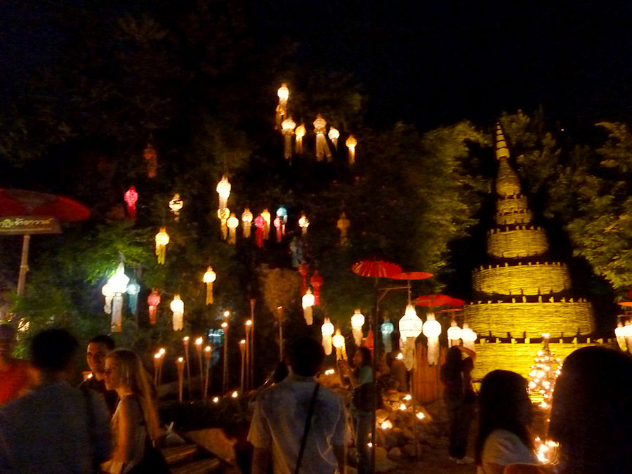 Loy Kratong is like Thanksgiving, sort of.