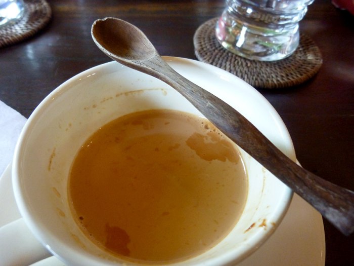 A pot of chai tea generously feeds three and is sooo good.