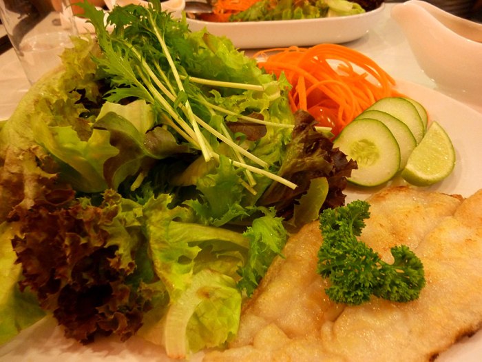 Finally! Success! I chose the fish, and it was all so yummy.