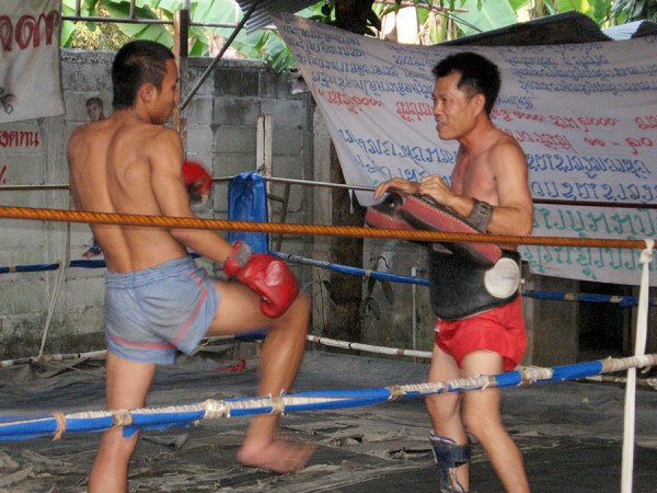 Muay Thai training, Lamphun, 2007
