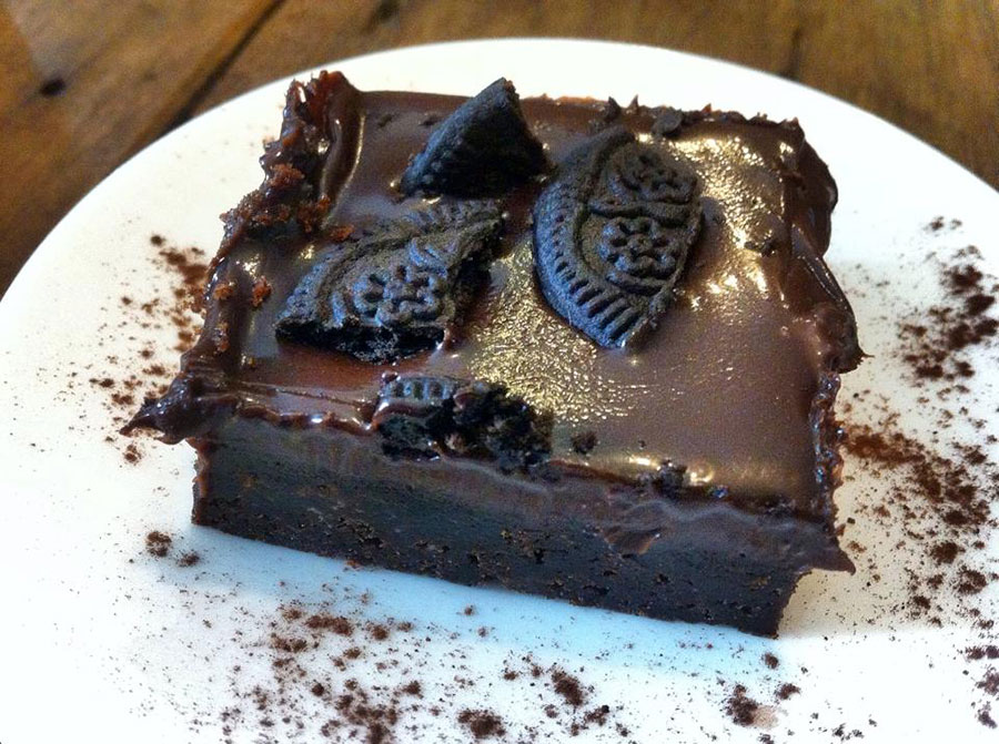 Her brownies are very good.