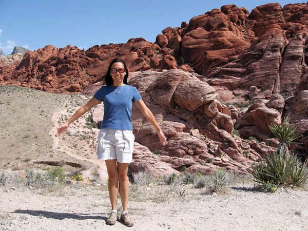 All-American Girl at The Red Rock Canyon National Conservation Area [Las Vegas, 2007]