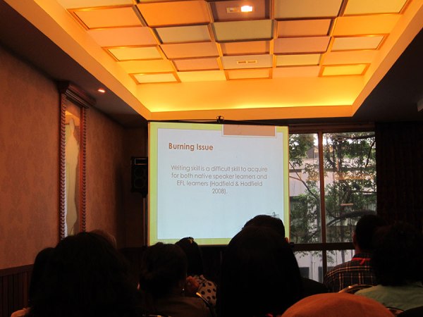 Although, there was a price to pay. Attending the TESOL conference.