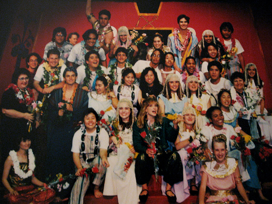 Cast of Joseph and His Amazing Technicolor Dreamcoat [circa 1991, Mililani, Hawaii]