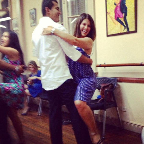 Tango dancing in Buenos Aires, 2013