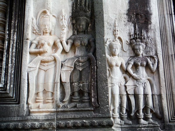 Angkor Wat (interior carvings) was constructed by Suryavarman II (Hinduism). [early-mid 12th cent.]