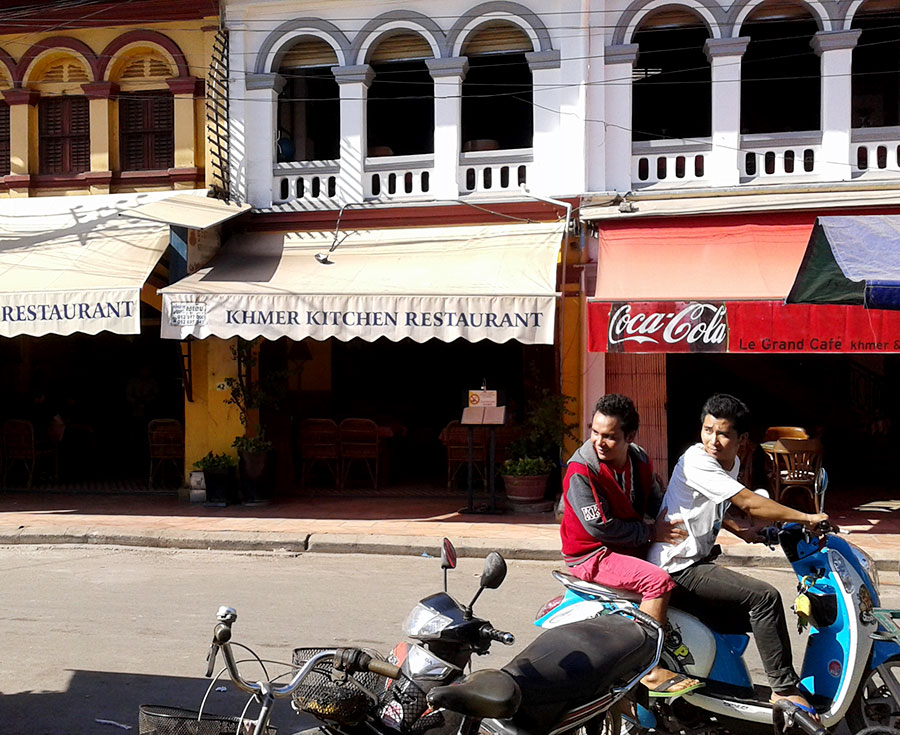 Siem Reap boys-on-a-bike