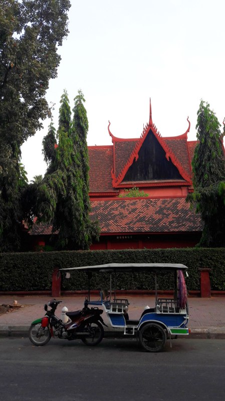 Phnom Penh tuk-tuk-and-temple
