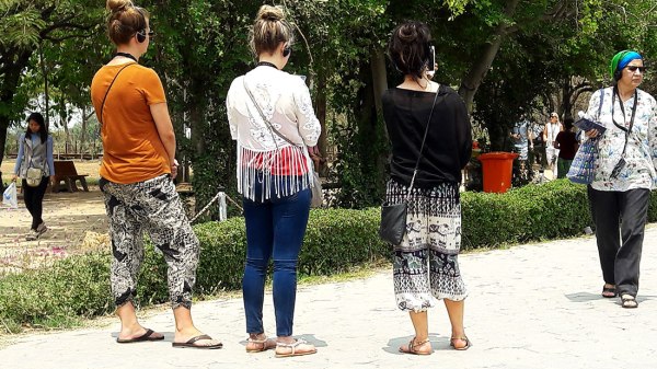 elephant pants Phnom Penh