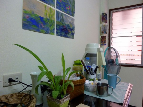 Chiang Mai studio kitchen space