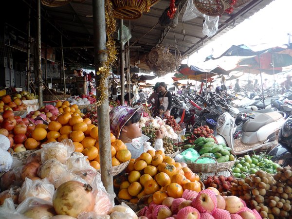 Siem Reap Phsar Leu fruits