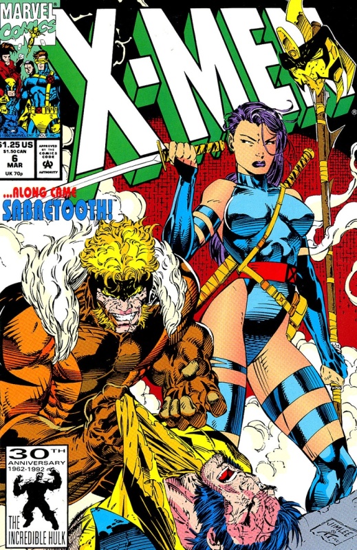 X-Men #6 cover art by Jim Lee