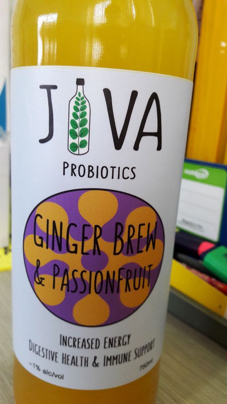 jiva probiotics ginger brew drink