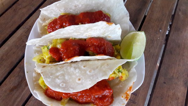 fish tacos at kep, cambodia