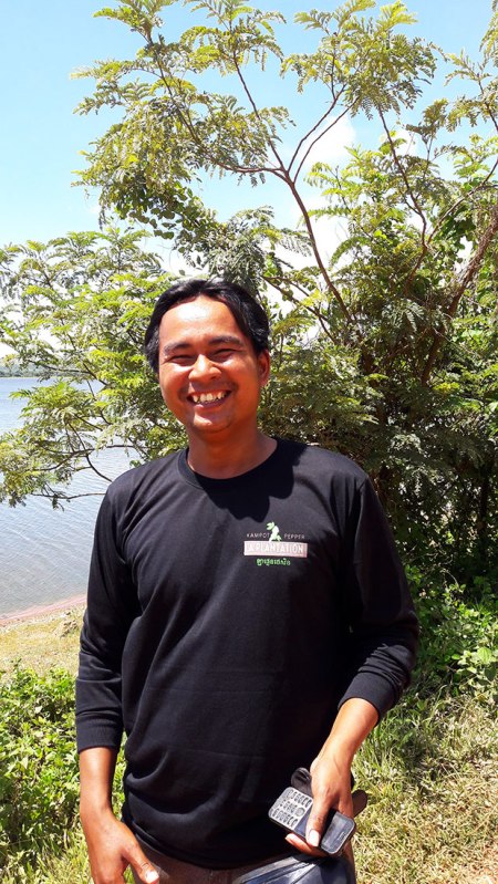 Saavid, tuk tuk driver in Kampot, Cambodia