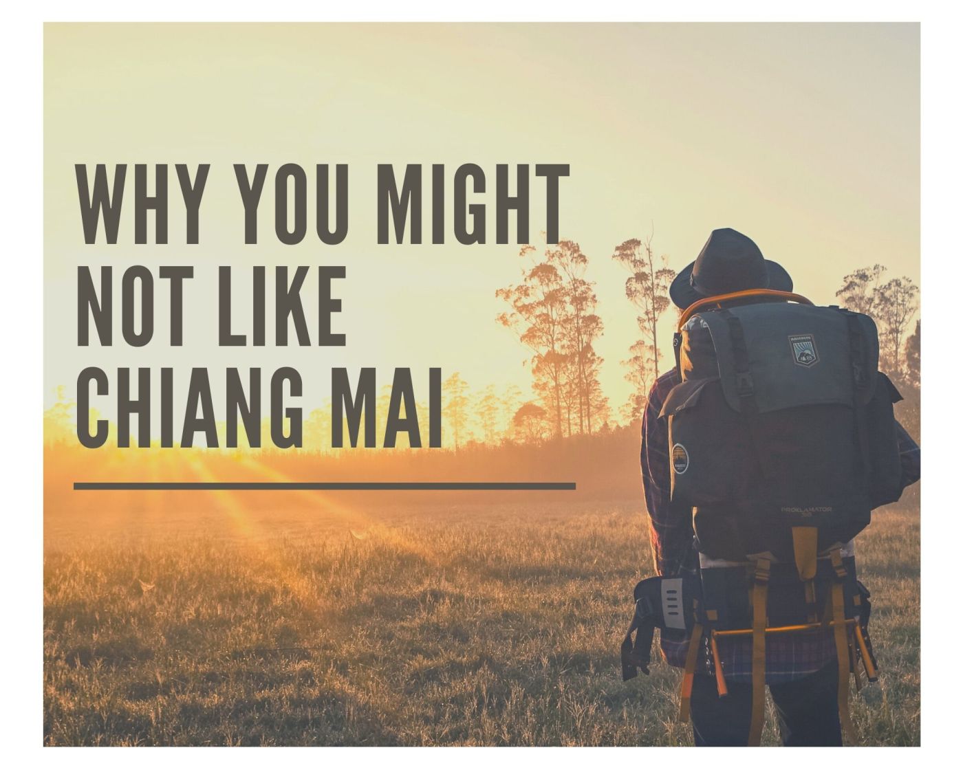 why you might not like chiang mai